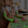 EMOME Glow Temporary Tattoos for Kids, Kid Tattoos for Party Favors Decorations Supplies, Cute Tattoo Sticker Goodie Bag Stuffers Boys and Girls (Pirate)