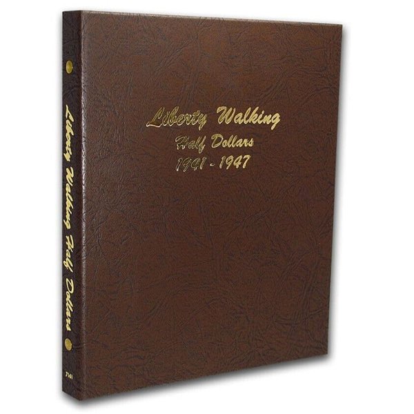 Dansco Walking Liberty Half Dollars 1941-47 Album #7161