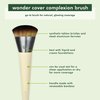 EcoTools Wonder Cover Complexion Brush, Makeup Brush For Flawless Foundation Application & Blending, Full Coverage Base Brush, Eco-Friendly, Synthetic Bristles, Cruelty-Free, 1 Count