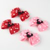4 Inch Mouse Ears Hair Bow Clips Toddler Girls Polka Dot Hair Accessories Dress Up Birthday Gift Decorations