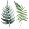 Dopetattoo 6 Sheets Temporary Tattoo Fern Leaf Foliage Fake Tattoos Neck Arm Chest for Women Men Adults