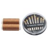 50pcs Wig Clips 32mm Snap Clips for Hair Extension 6-teeth Light Brown Color Hair Extensions Clip with Thread and Needles (Light Brown -50pcs)