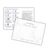 Handmade Acrylic Press On Nails Display Card | 5x7” 30 pk | w/Application Aftercare Instructions Inserts Marble for Packaging in Your 6 * 9 Holographic Bags Use With Double Sided Tape