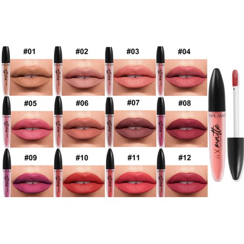 MAEPEOR Matte Liquid Lipstick Set 6 Colors Non-Stick Cup Not Fade Matte Lipstick Set Waterproof Long-lasting Liquid Lipsticks Makeup Gift Sets (Set 02)