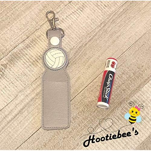 Volleyball Hand Sanitizer Holder And/Or Lip Balm Holder