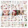 TopFunny Temporary Tattoos for Kids Christmas Makeup, 228Pcs Cartoon Tattoos (30 Sheets) Waterproof Fake Tattoo Body Art Stickers Children Party Decoration Supplies Gifts Favors Girls Boys Christmas
