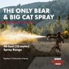 SABRE Frontiersman MAX 9.2 fl oz. Bear & Mountain Lion Attack Deterrent, Up to 40 ft Range, Contains 2% Major Capsaicinoids, Safer for You, Animals & The Environment, Glow-in-The-Dark Safety