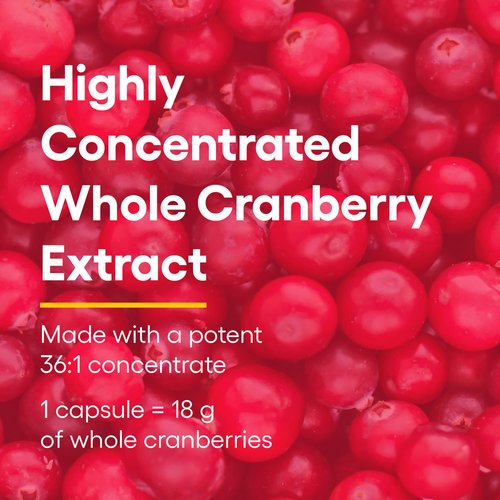 CranRich by Natural Factors, Super Strength Cranberry Concentrate, Antioxidant Supplement for Urinary Tract Support, Non-GMO, 90 Capsules