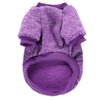 Jecikelon Pet Dog Clothes Dog Sweater Soft Thickening Warm Pup Dogs Shirt Winter Puppy Sweater for Dogs (Purple, S)