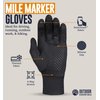 OutdoorEssentials Touch Screen Running Gloves - Cold Weather Black Gloves - Mens Winter Gloves, Gloves for Women Cold Weather