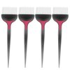Hair Styling Accessories Hair Dye Brush Salon Brush: 4Pcs Hair Tint Brush Hair Highlight Brush Salon Barber Professional Hair Coloring Applicator Brush Black Blending