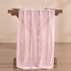 Socomi 14ft Blushing Pink Chiffon Table Runner 29x170 Inches Sheer Wedding Runner Romantic Rustic Table Runner for Easter Thanksgiving Christmas Baby Shower Decorations