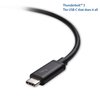 Cable Matters [Intel Certified] 20Gbps Thunderbolt 3 Cable 6.6 Feet (USB C Thunderbolt Cable) in Black Supporting 100W Charging