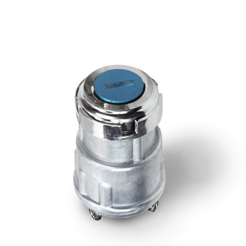 MGI SpeedWare 3-Wire Universal Ignition Key Switch for Cars, Buggies, Mowers and Go Karts, Off/On/(Start)