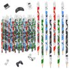 Yexiya Gamer Pencils Video Game Pencils Video Game Party Favors Fun Multicolor Pencils Fun Pencils Multicolor Wood Pencils for Classroom Rewards Prizes Bag Treat Bag Stuffers Students (52 Pieces)