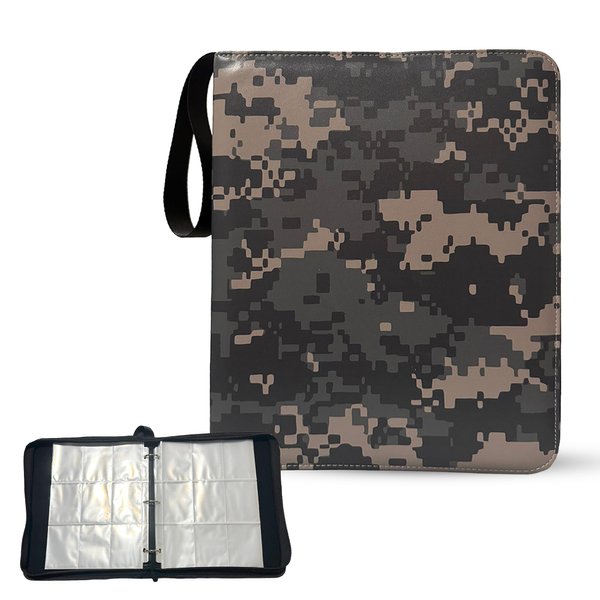Card Binder 9-Pocket, 900 Pockets Trading Card Sleeve, Camouflage Print for Sport Cards, Pokemon, MTG 50 Sleeve, Football Cards, Baseball Card Binder, Baseball Card Holder, Trading Cards