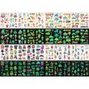 200+ Styles (20 Sheets) Luminous Space Kids Temporary Tattoos for Party Supplies, Outer Space Party Favors with Astronaut/Planet/Star/Moon, Car Party Favors with Cars/Trucks/Bus/Trains/Airplanes, Game Party Favors with Game Switch, Robot Party Favors with