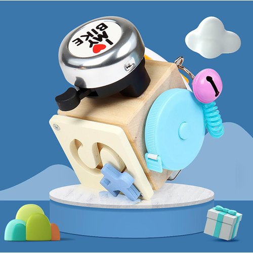 ALaLatois Busy Cube for Kids Sensory Busy Board Travel Toy for Toddlers Educational Learning Toys Montessori Toys Kids Gifts for Birthday Christmas