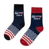 2 Pack Trump 2024 Socks Men Women Novelty Cotton Crew Sock