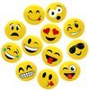 16" Emoticon Party Pack Inflatable Beach Balls - Beach Pool Party Toys (12 Pack)