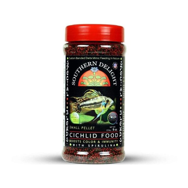 Southern Delight Small Cichlid Formula, Red, 9 oz.