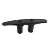 Dock Edge + Dock Cleat, Open Base, 4", Hdpe- Black