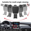 LUNQIN Car Phone Holder for Mercedes Benz C Class 2014-2018 c180 c200 c300 GLC Class 2015-2019 GLC200 GLC260 GLC300 Auto Accessories Navigation Bracket Interior Decoration Mobile Cell Phone Mount