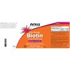 NOW Foods Extra Strength Biotin 10000mcg / 10 mg - 200 Veg Capsules (Pack of 2) - Hair, Skin, Nail - Supplement for Men and Women - B7 Vitamin - Vegetarian, Vegan, Non-GMO