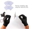 Tattoo Needles Set - 50PCS Sterile Bugpin Tattoo Needles 7RS Tattoo Machine Needles Disposable Tattoo Gun Needles 7 Round Shader for Tattoo Kit