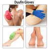 Duufin 14 Pairs Exfoliating Gloves Bath Gloves Body Wash Mitt Scrubbing Exfoliator Glove for Shower, Spa, Massage, Body Scrub, Dead Skin Cell Remover