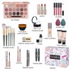 All in One Makeup Kit for Women Full Set Girl Makeup Gift Set Makeup Essentials Set Includes Foundation 18 Color Eyeshadow Palette Lipstick Eyebrow Pencil Makeup Gift Set