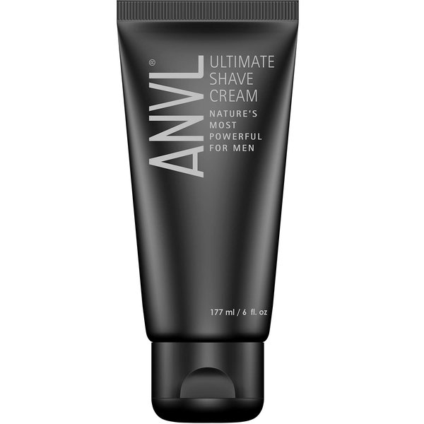ANVL Natural Unscented Non-Foaming Shaving Cream with Shea, Aloe, Coconut and Papaya. No Artificial Ingredients. Get Closer Irritation-Free Shaves with no Residue.