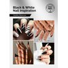 MelodySusie Thick Gel Polish Kit- 2 Pcs 15ml Black & White Colors Polish Set Nail Art Manicure Salon Diy at Home Christmas Gift
