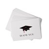 Graduation Cap with Colored Tassel Thank You Cards - 24 Cards & Envelopes (Maroon)