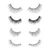 Salona Eye Splashes False Eyelashes Bulk 70 Pairs of Fake Eyelashes with Different Style Thin Natural Look Wispies Cat Eye Fluffy Volume 7 Styles Bundle