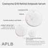 APLB Coenzyme Q10 Retinol Ampoule Serum | COENZY RETIN CEN™ 44.1% 1.35 FL.OZ/Korean Skincare, Wrinkle Care, Hydration, Exfoliant, Revitalize for gentle and improve skin texture