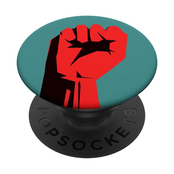 Comrade Detective Fist Teal PopSockets Stand for Smartphones & Tablets