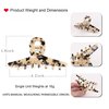 Hair Claw Clips Styling Banana Hair Jaw Medium Shark Hair Clips waterproof Lightweight Butterfly Fashion Accessories for Women Girls, Pack of 2 with Gift Box (Tortoiseshell）