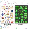 Crazy Night Glow Easter Temporary Tattoos for Kids -75 Styles, Glow Easter Tattoos for Kids Party Favors, Happy Easter Party Supplies Gifts for Boys and Girls, Easter Basket Stuffers