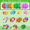 30 Pieces Hawaiian Luau Birthday Party Hanging Swirl Decorations, Flower Tropical Palm Flamingo Sign Foil Ceiling Decor for Floral Tropical Party Summer Beach Pool Party Tiki Party Supplies (Flower)