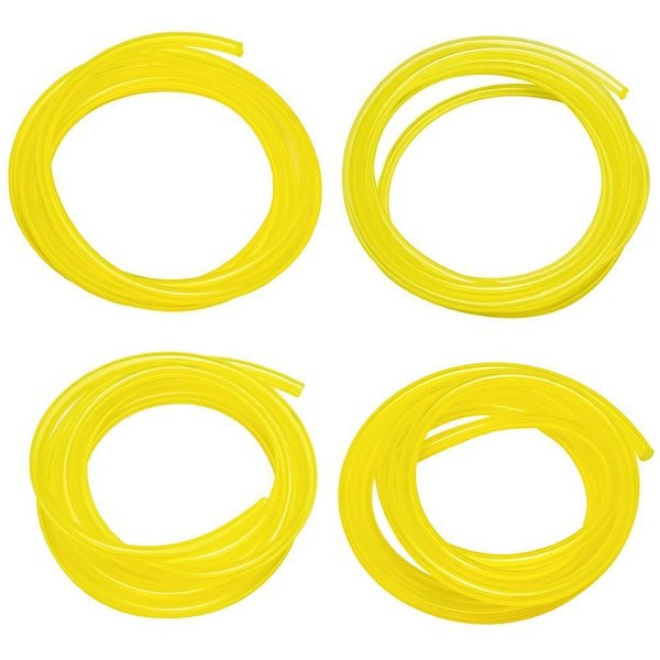 HUZTL Fuel Line Hose Kit 3/32" x 3/16" 1/8" x 3/16" 1/8" x 1/4" .080" x .140" for Poulan Craftman Chainsaw String Trimmer Blower Small Engine Fuel Hose (5 feet each)