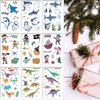 Mocossmy Dinosaur Temporary Tattoos for Kids,9 Sheets Dinosaur Shark Pirate Waterproof Fake Tattoo Body Decoration DIY Crafts for Kids Boys Girls Birthday Gifts Ocean Themed Party Favor Supplies