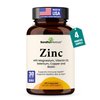 SANDHUHERBALS Zinc 30mg with Vitamin D3, Magnesium, Selenium, Vitamin B6, B7 (Biotin), Copper | Zink Supplement for Men & Women, Chelated Zinc for Immune, Skin, Hair, & Nails Support | 120 Capsules