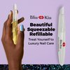 Bliss Kiss Refillable Cuticle Oil Pen for Nails - Empty 8 ml Squeeze Nail Oil Pen with brush applicator from 1-Pack