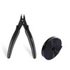 GlamorDove Hair Extension Pliers Keratin Bond Cutting Pliers Kit with 9mm Italian Glue Keratin Bonding Roll Tape Wire Flush Cutters Wire Clippers Nippers Pre-bonded Extensions Keratin Bonding Cutter