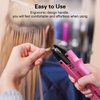 janelove Hair Extensions Iron, Fusion Keratin Hair Extensions, Heat Connector Wand, U Tip Hair Extensions Tools with 2 Bags Keratin Glue Granule Beads, 210°F-390°F Temperature Adjust, US Plug (Pink)