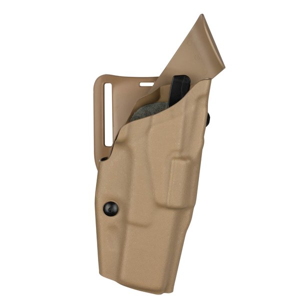 Safariland 6390 ALS Mid-Ride Level 1 Retention Duty Holster, Colt 1911 Government, Mid-Ride, STX Tactical Flat Dark Earth Brown, Right Hand