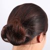HAKZEON 400 PCS 20 Inch 50CM Hair Nets, Invisible Hair Net for Food Service, Black and Brown Elastic Mesh Wig Nets for Hairstyling Bun Ballet Dancer Stewardess Kitchen