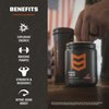 MTN OPS Yeti Pre-Workout Powder Energy Drink with Creatine, 200mg Caffeine & BCAAs with Beta Alanine, 30-Serving Tub, Tiger's Blood