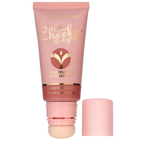 YOUNG VISION Matte Liquid Blush Wand - Velvety Cheek Tint | Long-Lasting Rubor Liquido Matte | Blendable & Buildable | Maquillaje para Mejillas,25ml/0.84 fl oz
